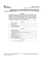 Application of the MC34063 switching regulator