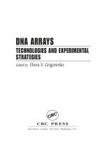 dna arrays technologies and experimental strategies