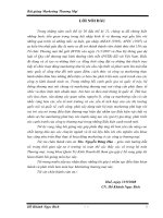 Bài giảng Marketing Thương Mại