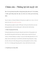 Châm cứu – Những lợi ích tuyệt vời ppt