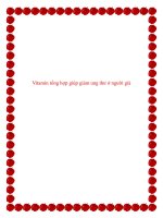 Vitamin tổng hợp giúp giảm ung thư ở người già. pdf