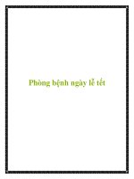 Phòng bệnh ngày lễ tết pdf