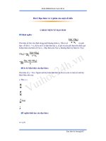 Bài 2 Ðạo hàm và vi phân của một số biến doc