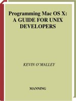 programming mac os x a guide for unix developers 2003