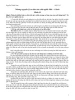 Những nguyên lý cơ bản của chủ nghĩa Mác – Lênin Phần II