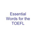 TOEFL vocab  lessons