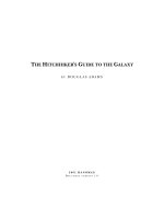 adams, douglas - the hitchhikers guide to the galaxy