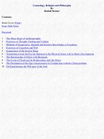 steiner, rudolf - cosmology religion and philosophy
