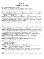 Đề ôn tập môn hóa đề 2 pot