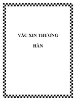 VĂC XIN THƯƠNG HÀN docx