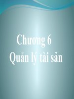 Chuong 6   quan ly TS