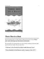 Three Men in a Boat pot