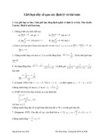 giới hạn dãy số qua các định lý và bài toán