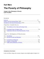 karl marx - poverty of philosophy