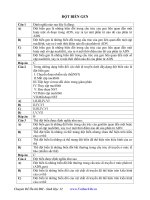 Phương pháp học sinh- đột biến gen docx