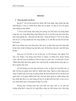 Tính toán và thiết kế trạm xử lý nước cấp công suất 10.000 m3/ngàyđêm cho một số xã thuộc huyện Ý Yên – tỉnh Nam Định