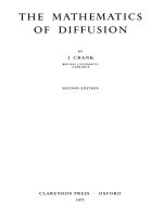 the mathematics of diffusion (j. crank)