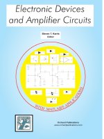 Electronic devices and amplifier circuits with MATLAB applications