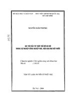 Vai trò của trí thức thủ đô Hà Nội trong sự nghiệp công nghiệp hoá, hiện đại hoá đất nước