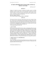 SỬ DỤNG MÔ HÌNH FAR VÀO DẠY HỌC TƯƠNG TỰ TRONG TOÁN HỌC docx