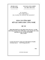 Hoàn thiện thiết kế và công nghệ chế tạo máy uốn ép điều khiển bằng chương trình số PLC phục vụ gia công kết cấu vỏ tàu, ứng dụng cho tàu chở dầu thô 100 000t