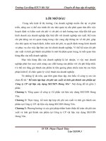 báo cáo về chi phí sản xuất kinh doanh và tính giá thành