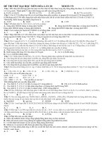 ĐỀ THI THỬ MÔN HÓA 2013 LẦN 20