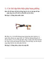 Những bài tập giúp chị em giảm mỡ và bụng