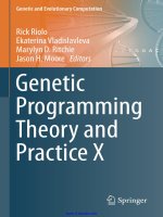 genetic programming theory and practice x