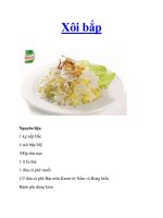 Xôi bắp ppt
