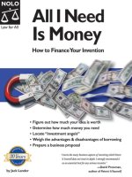 all i need is money, how to finance your invention (2005)