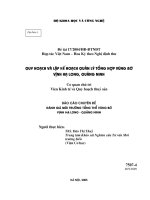 Quy hoạch và lập kế hoạch quản lý tổng hợp vùng bờ vịnh hạ long, quảng ninh  đánh giá môi trường tổng thể vùng bờ vịnh hạ long