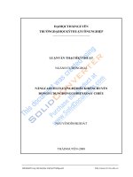 Luận văn nâng cao chất lượng hệ điều khiển chuyển động sử dụng động cơ điện xoay chiều trong công nghiệp chế tạo máy