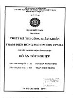 Thiết kế thi công mô hình trạm điện dùng PLCOMRON CPM2A