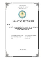 kế toán tập hợp chi phí sản xuất và tính giá thành SPXL ở Công ty xây dựng xây dựng 123