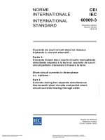 IEC 60909 3 short circuit currents in three phase a c  systems   currents during two separate sim