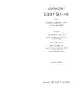 05 an introductory hebrew grammar