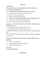 nghiên cứu khái quát về điều khiển máy tiện, thiết kế chương trình điều khiển để phối hợp truyền động chính và truyền động ăn dao