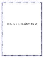 Những bài ca dao chủ đề hạnh phúc gia đình pdf