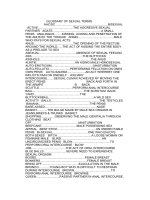 glossary of sexual terms