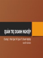 Khái Quát Về Quản Trị Doanh Nghiệp