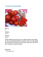 Tương ớt homemade pptx