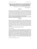 ĐÁNH GIÁ MỨC ĐỘ HÀI LÒNG CỦA NÔNG HỘ ĐỐI VỚI PHƯƠNG PHÁP TẬP HUẤN ỨNG DỤNG TIẾN BỘ KỸ THUẬT TRONG SẢN XUẤT LÚA Ở TỈNH ĐỒNG THÁP pot