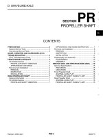 PR TRỤC cạc ĐĂNG TRÊN INIFINITI FX35, FX45 2003