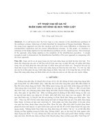 Kỹ thuật đại số gia tử nhận dạng mô hình dựa trên hệ luật. pptx