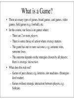 lectures note on game theory - john duffy