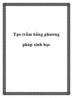Tạo trầm bằng phương pháp sinh học potx