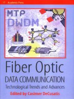decusatis, c. (2001). fiber optic data communication - technological trends and advances