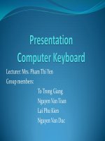 Presentation Computer Keyboard