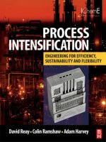 david reay, colin ramshaw, adam harvey - process intensification~ engineering for efficiency, sustainability and flexibility